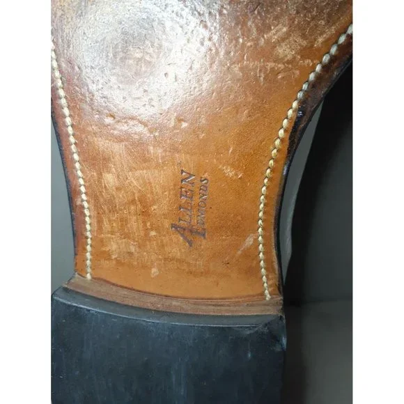 Allen Edmonds Ostendo Shoes Miami Size 12 AA White Cushion Heel USA